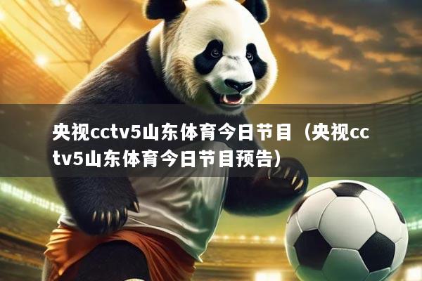央视cctv5山东体育今日节目(央视cctv5山东体育今日节目预告)